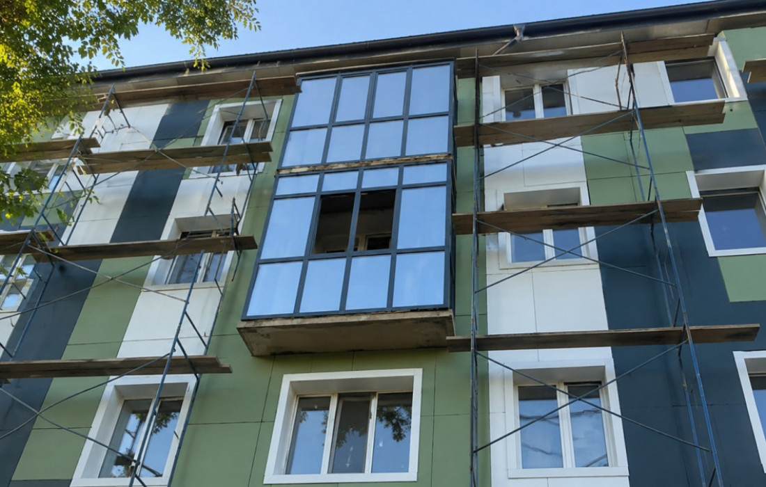 Тараздың орталығындағы көпқабатты үйлер жаңарып, жаңа келбетке ие болады