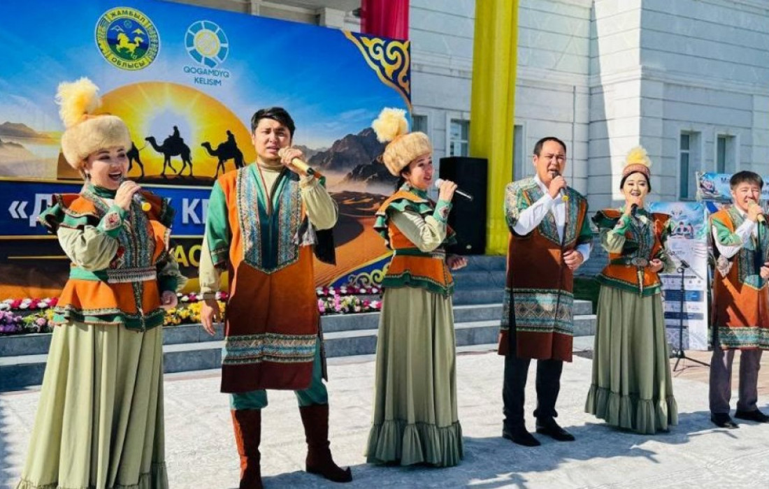 Республика күніне тарту: «Достық керуені» Жуалы ауданында кең ауқымда өтті