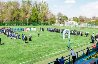 Жамбыл облысында жаңа спорт алаңы пайдалануға берілді