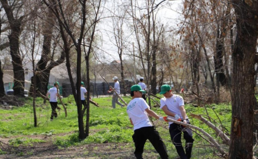 Жастар «Таза Қазақстан» экологиялық акциясының жаңа маусымына белсене кірісті
