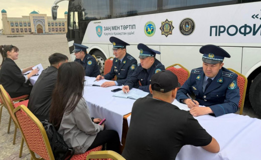 Жамбыл облысында «Жолдағы қабылдау» акциясы өтті