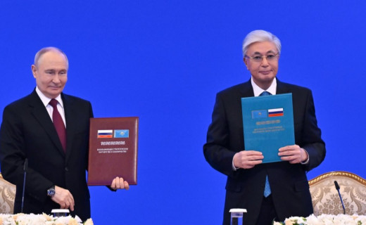 Қазақстан мен Ресей достық пен тату көршіліктің жеті негізі туралы бірлескен мәлімдеме қабылдады