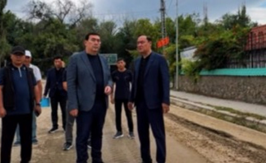 Ербол Қарашөкеев Тараздағы құрылыс және абаттандыру жұмыстарының барысын тексерді