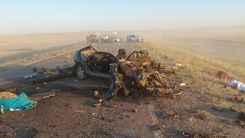 Ақтөбе облысында жантүршігерлік жол апаты орын алды