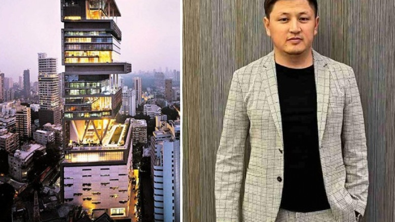 "27 қабатты үйде бір отбасы ғана тұрады": Нұрболхан Шарапов Үндістандағы ең бай адамның үйіне барғанын айтты