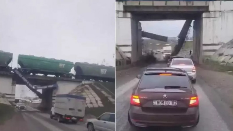 Түркістанда көпірдің құлауына байланысты ҚТЖ-ға айыппұл салынды
