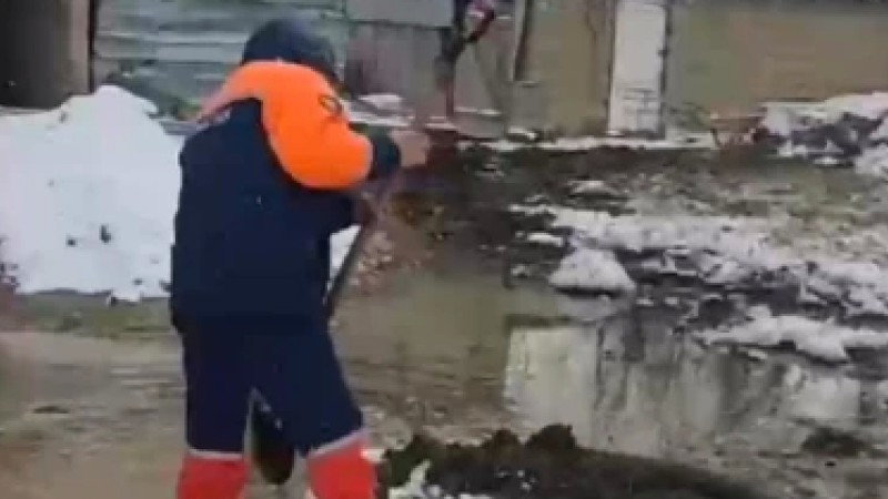 Жамбыл облысында бірнеше үйдің ауласын су басты