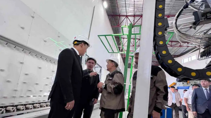 Байзақта шыңдалған шыны шығаратын зауыт ашылды