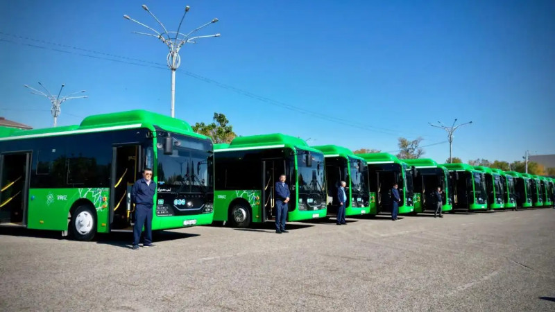 Тараз қаласының автобус паркі 24 қоғамдық көлікпен толықты