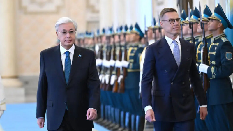 Ақордада Финляндия президентін салтанатты қарсы алу рәсімі өтті