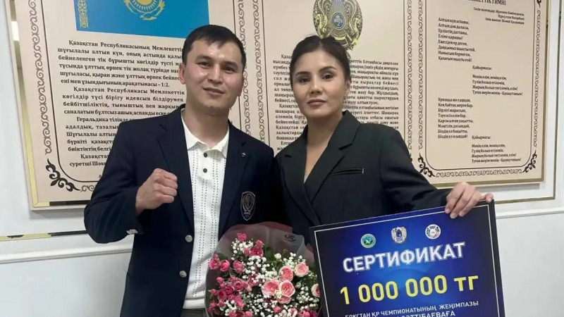 Айгерім Сәттібаева ел чемпионатындағы жеңісі үшін марапатталды