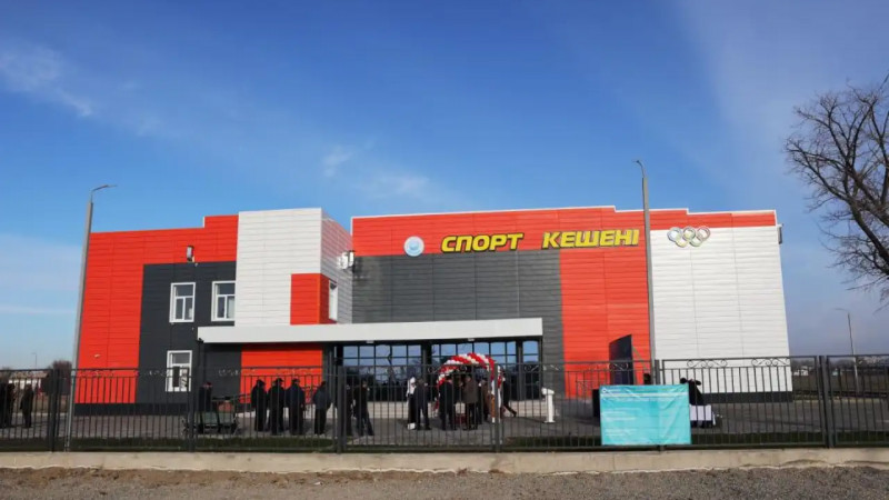 Талас ауданындағы Бостандық ауылында жаңа спорт кешені ашылды