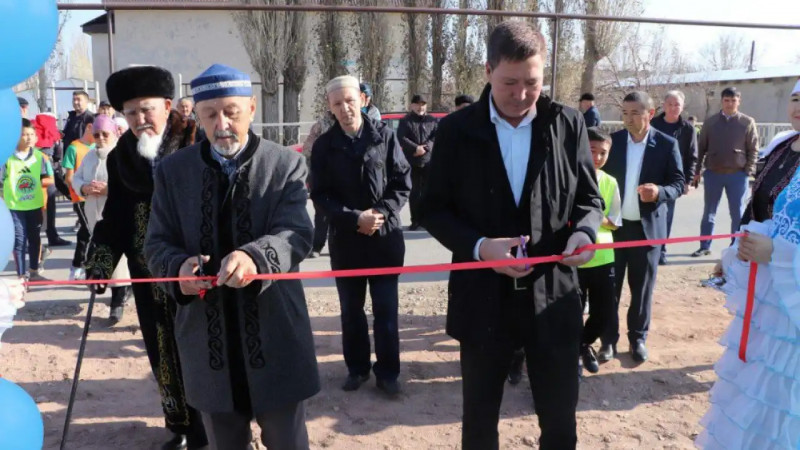 Жуалы ауданында жаңа әлеуметтік инфрақұрылым нысандары ел игілігіне пайдалануға берілді