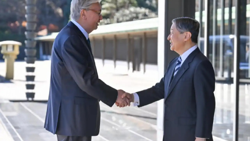 Мемлекет басшысы Жапония Императоры Нарухитомен кездесті