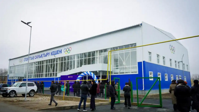 Байзақ ауданында жаңа спорт кешені пайдалануға берілді