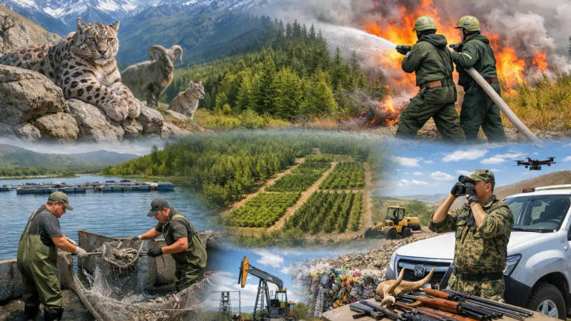 Жамбыл облысында табиғи ресурстарды қорғау жүйелі түрде күшейтілуде