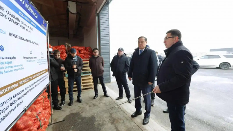 Ербол Қарашөкеев Байзақтағы ірі агроөнеркәсіптік жобалардың жұмысымен танысты