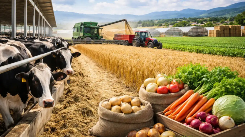 Ауданда агросектор қарқынды дамуда: жаңа фермалар, инвестициялар және өндіріс көлемінің өсімі