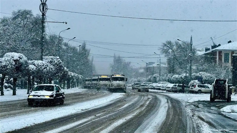 Жамбыл облысында қар тазалау жұмыстары күшейтілді