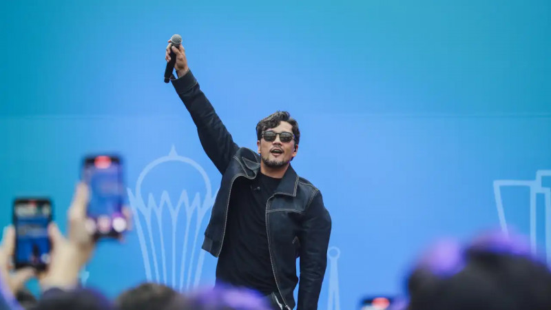 Астанада референдумды қолдауға бағытталған жастар концертіне 10 мыңнан астам адам қатысты