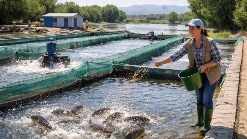 Жамбыл облысында балық шаруашылығы қарқын алып келеді