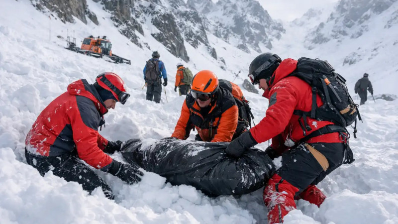 Алматыда турист қар құрсауында қалып, көз жұмды