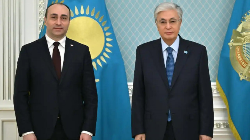 Мемлекет басшысы Грузияның Ішкі істер министрі Гела Геладзені қабылдады