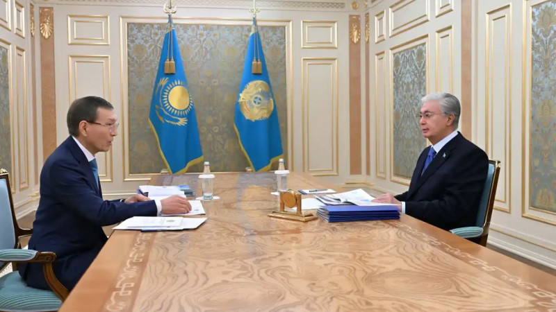 Мемлекет басшысы Орталық референдум комиссиясының төрағасы Нұрлан Әбдіровті қабылдады