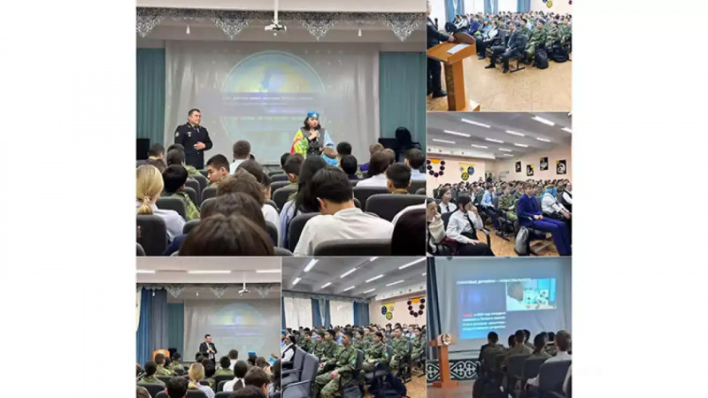 Жамбылда Экономикалық тергеп-тексеру департаменті қызметкерлері оқушыларға қаржылық қауіпсіздік бойынша дәріс өткізді