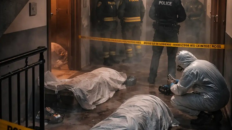 Шымкентте бір кіреберісте төрт адам газдан уланып көз жұмды