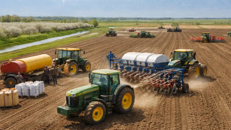 Жамбыл облысында егіс науқанына дайындық жоғары деңгейде: аграрлық секторда жаңа жобалар мен өндіріс мүмкіндіктері артуда