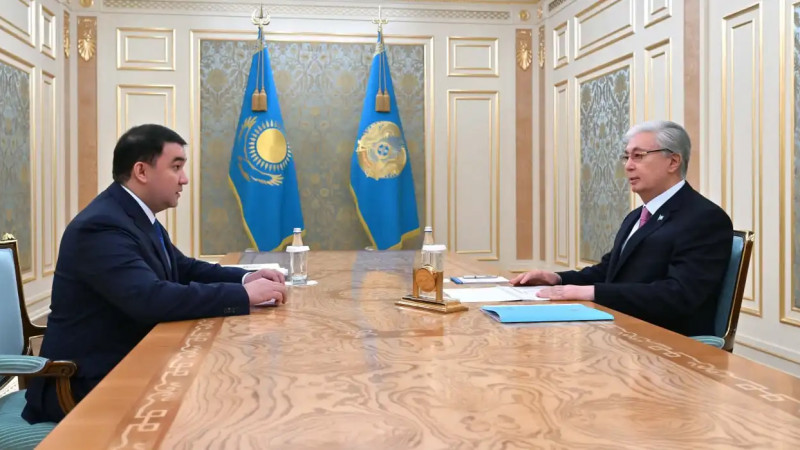 Қасым-Жомарт Тоқаев Түркістан облысының әкімі Нұралхан Көшеровті қабылдады