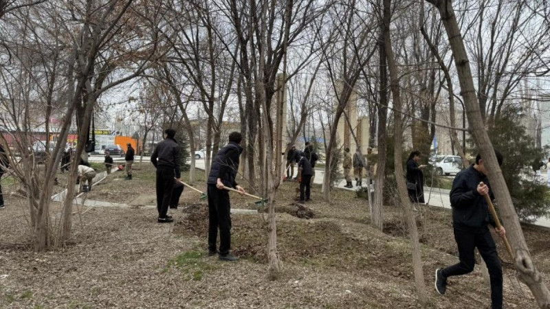 Жамбыл облысында «Таза Қазақстан» акциясы аясында «Таза саябақ» шарасы өтті