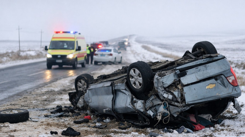 Қарағанды облысында жантүршігерлік жол апаты: үш адам қаза тапты