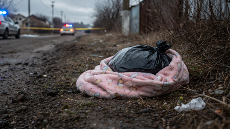 Астана маңында пакетке салынған нәресте табылды