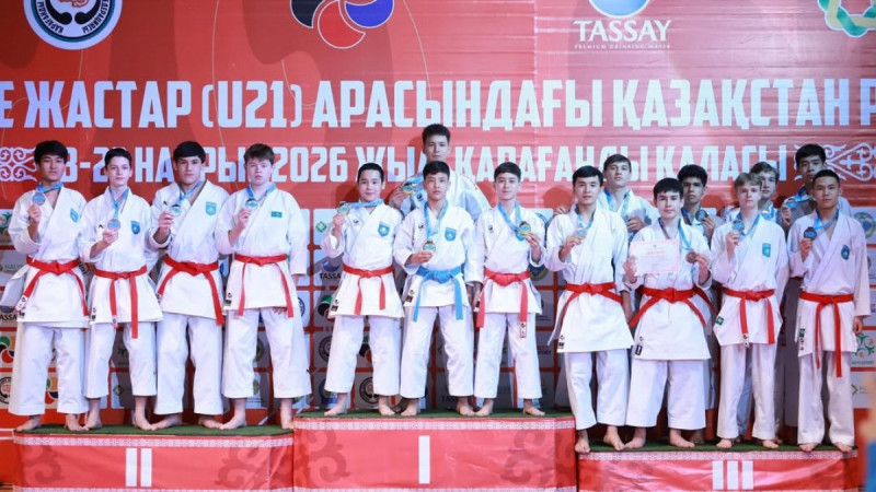 Жамбылдық каратэшілер Қарағандыдағы ел чемпионатында жүлделі 2-орынды иеленді
