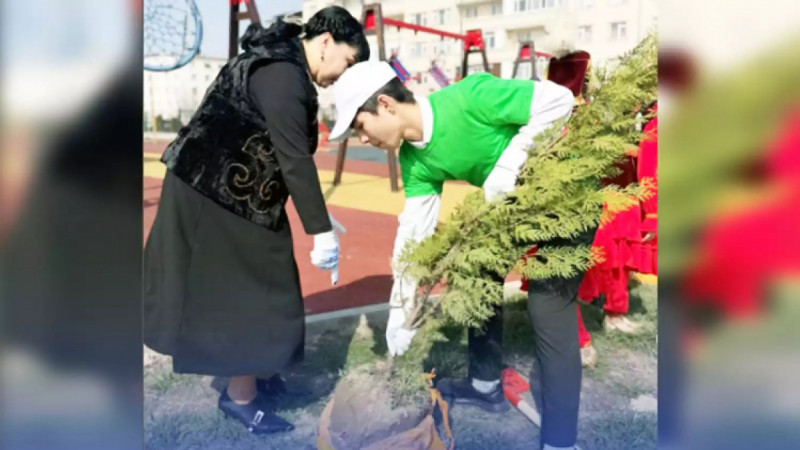 Тараз жаңару жолында: көне шаһарда жүйелі абаттандыру жұмыстары жүргізілуде