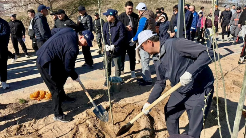 Таразда «Таза Қазақстан» жаңа серпін алды: жастар табиғатқа жанашырлықтың нақты үлгісін көрсетті