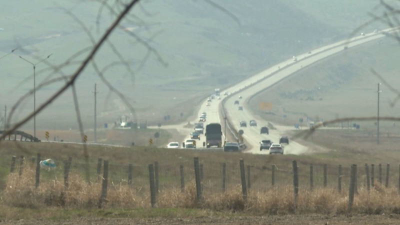 Күйік асуындағы автожол жаңғыртылып, көлік қозғалысының қауіпсіздігі артып келеді