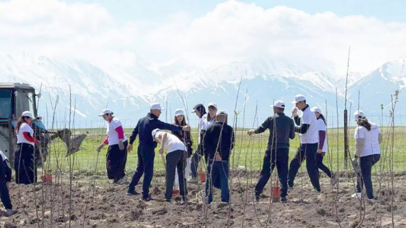 Бірге еңбектенген орта – таза әрі көрікті