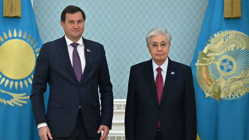 Мемлекет басшысы Беларусь сыртқы істер министрі Максим Рыженковты қабылдады