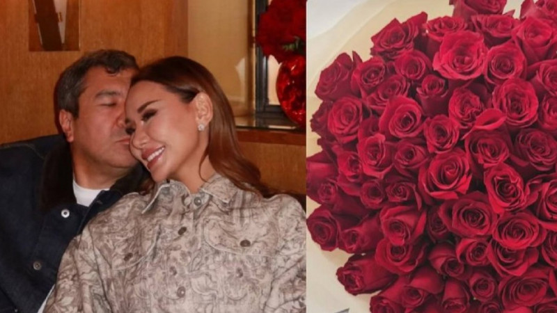 «Сүйіктім қарсы алды»: Динара Сәтжан «Ғашықтар күнінде» махаббатқа бөленді