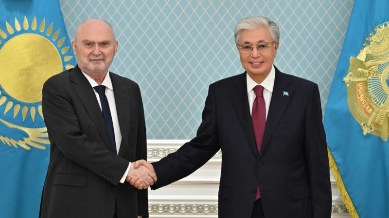 Президент Еуропадағы қауіпсіздік және ынтымақтастық ұйымының Бас хатшысы Феридун Синирлиоғлыны қабылдады