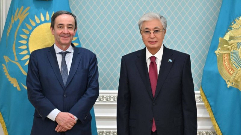 Қасым-Жомарт Тоқаев Electricité de France компаниясының басқарма төрағасы және бас атқарушы директоры Бернар Фонтананы қабылдады