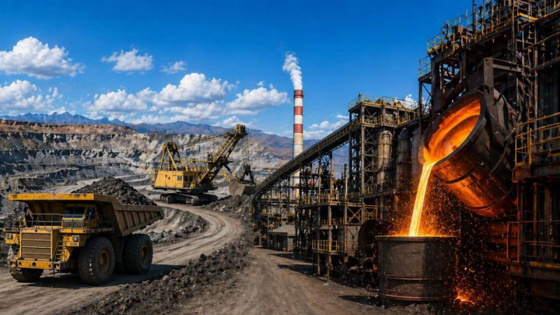 Биыл түсті металлургия саласында сегіз жобаны іске асыру жоспарланған