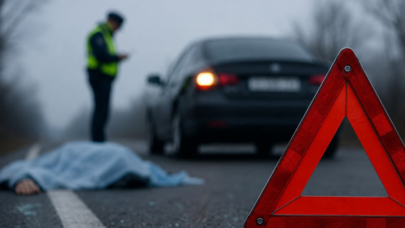 Алматы облысында әйелін көлікпен қағып кеткен ер адамға қатысты тергеу басталды