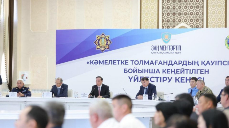 Жамбыл облысында балалардың қауіпсіздігін қамтамасыз ету мәселелері бойынша Үйлестіру кеңесінің отырысы өтті