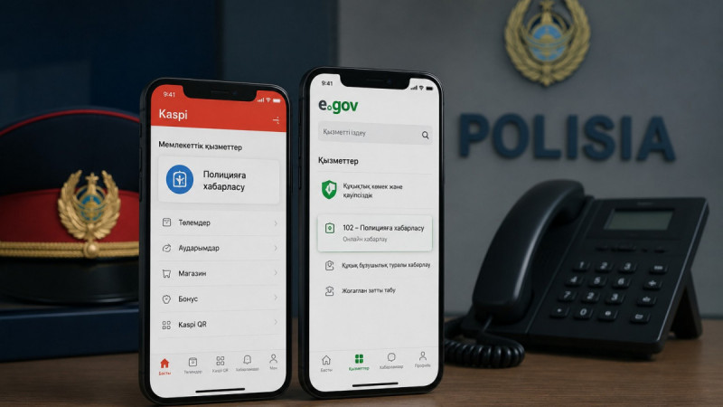Kaspi, eGov арқылы полицияға хабарласатындар көбейген
