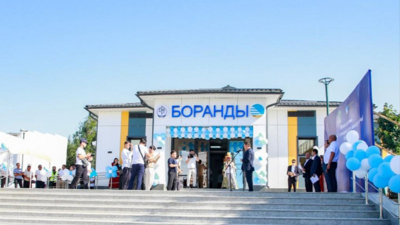 Жуалыдағы Боранды теміржол вокзалы жаңғыртылып, пайдалануға берілді