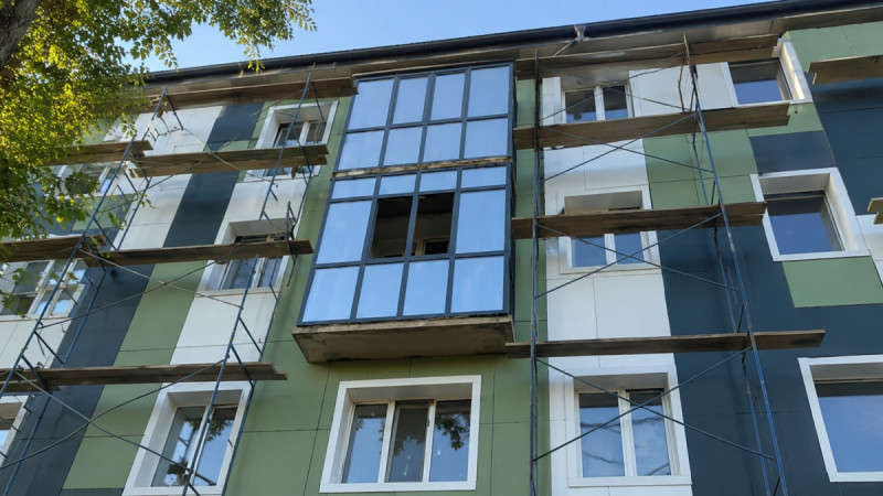 Тараздың орталығындағы көпқабатты үйлер жаңарып, жаңа келбетке ие болады